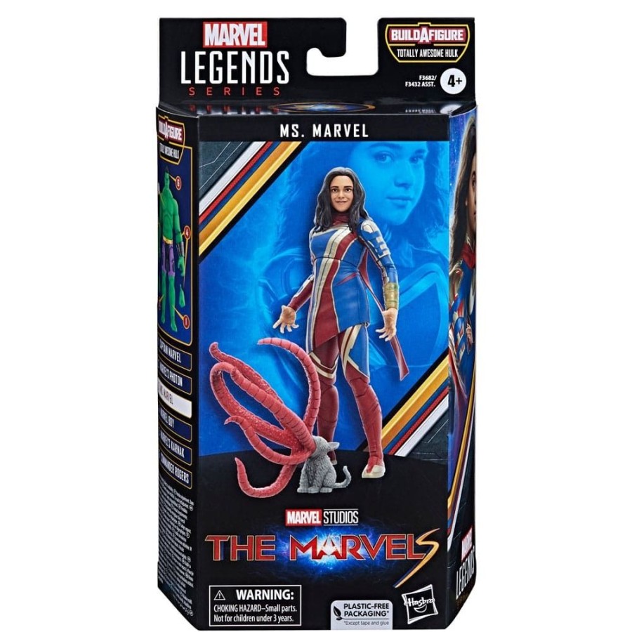 Shop Hasbro Action Figures | The Marvels Marvel Legends - Ms. Marvel Actionfigur /Baf: Totally Awesome Hulk: Hasbro