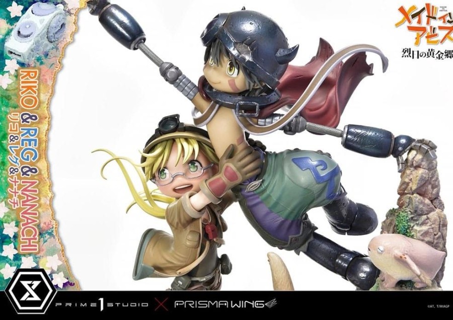 Shop Prime 1 Studio Premium Statues | Made In Abyss - Riko, Reg & Manachi Statue: Prime 1 Studio