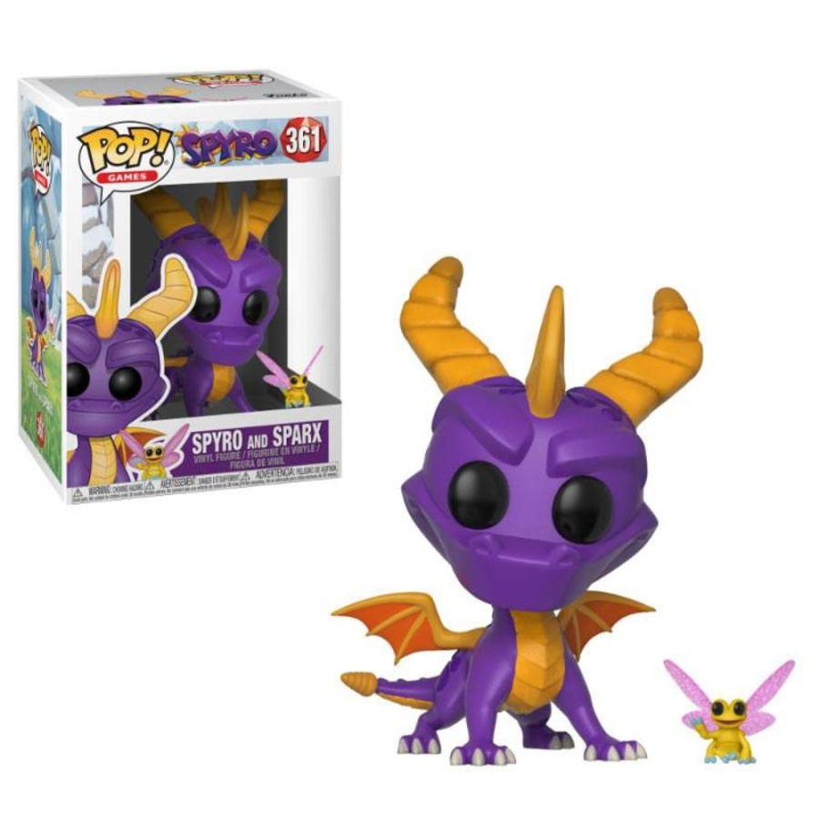 Shop Funko Collectibles | Spyro The Dragon - Spyro & Sparx Figur / Pop! Games: Funko