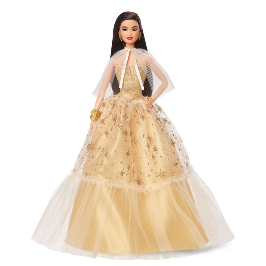 Shop Mattel Action Figures | Barbie - Holiday Barbie # 4 Puppe / Signature Puppe 2023: Mattel