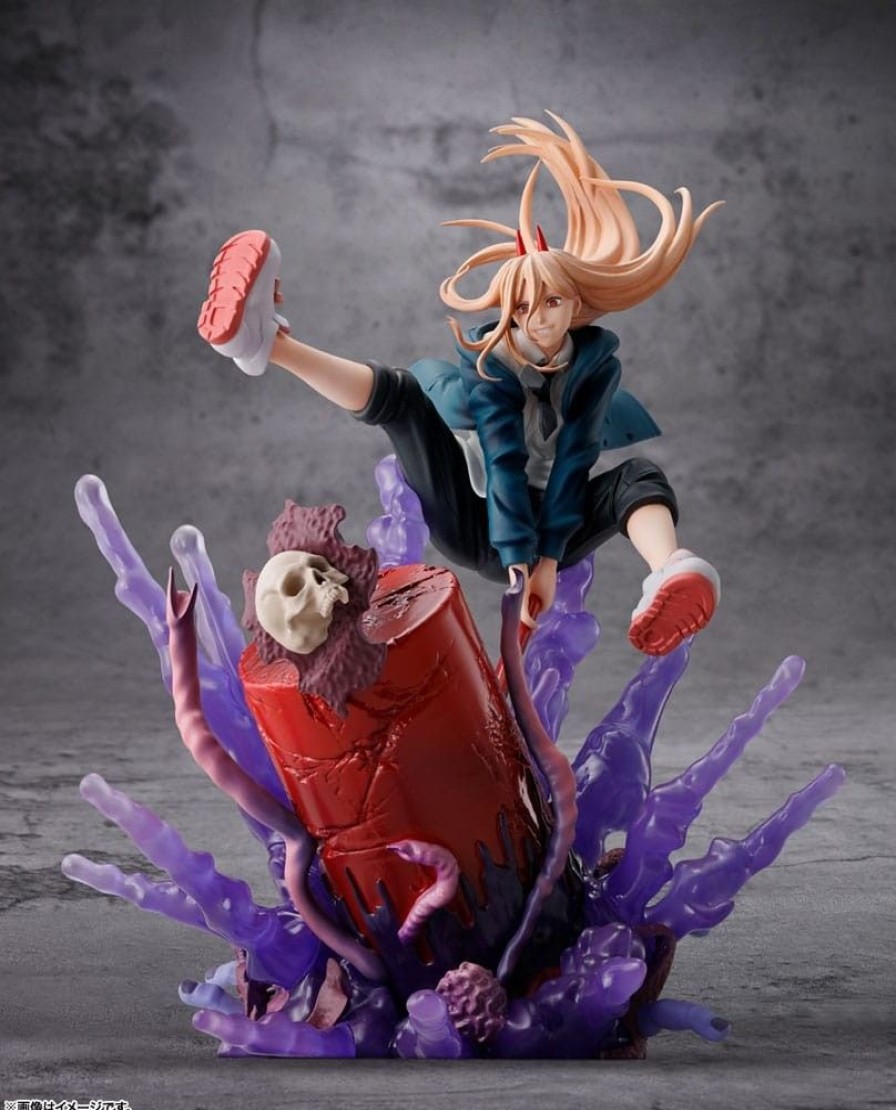 Shop Bandai Tamashii Nations Action Figures | Chainsaw Man Figuarts Zero - Power Statue: Bandai Tamashii Nations