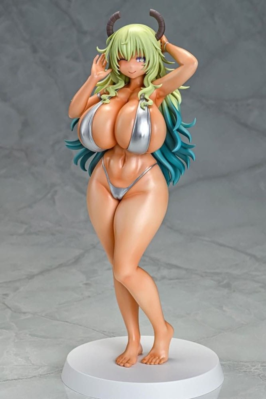 Shop Q-Six Hentai Figuren | Miss Kobayashi'S Dragon Maid - Lucoa Statue / Bikini Style Suntan Version: Q-Six