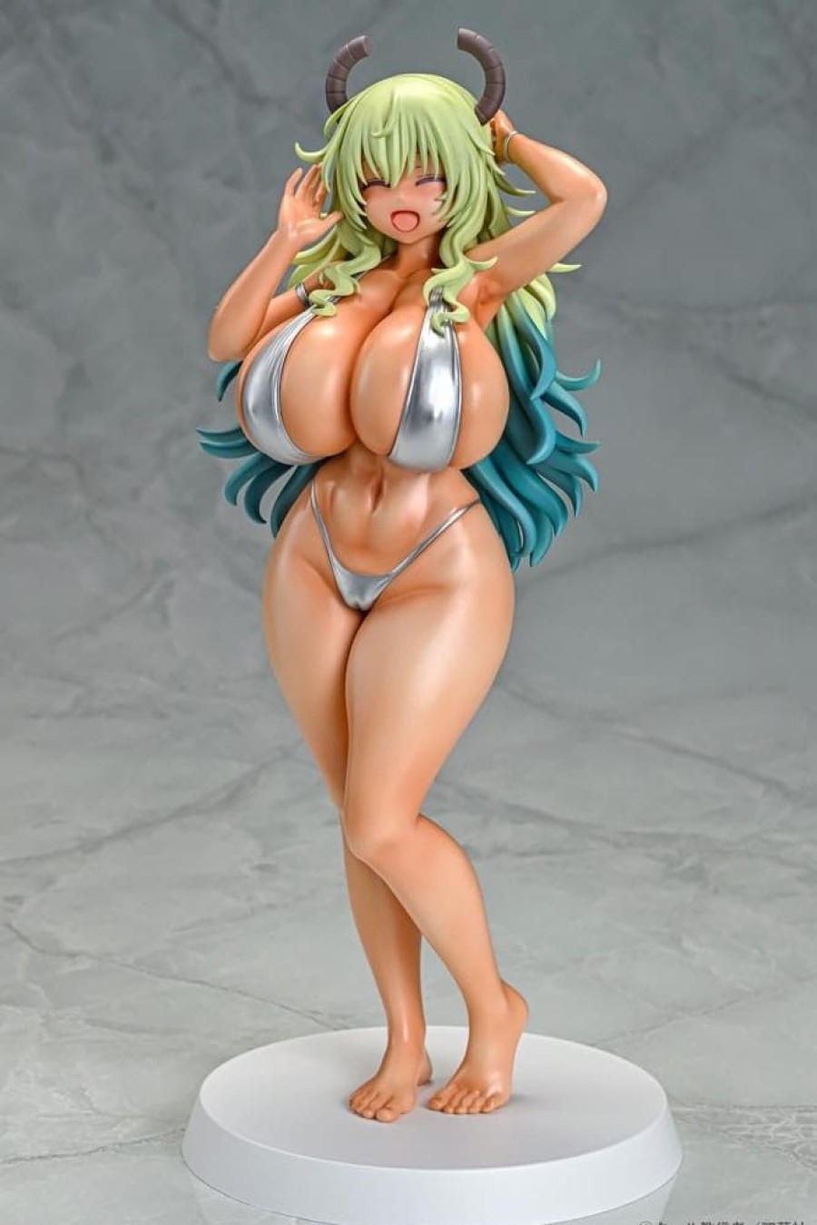 Shop Q-Six Hentai Figuren | Miss Kobayashi'S Dragon Maid - Lucoa Statue / Bikini Style Suntan Version: Q-Six