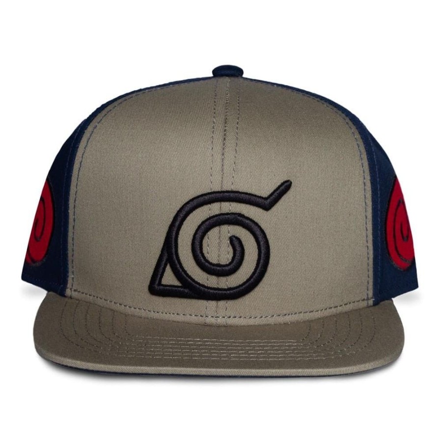 Shop Difuzed Caps, Hats & Caps | Naruto Shippuden - Snapback Cap Green Logo: Difuzed