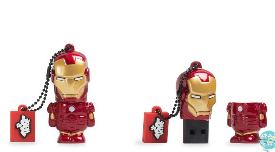 Shop Tribe Usb-Sticks | Marvel Comics Tribe Usb Stick Iron Man Metallic 8Gb 2.0