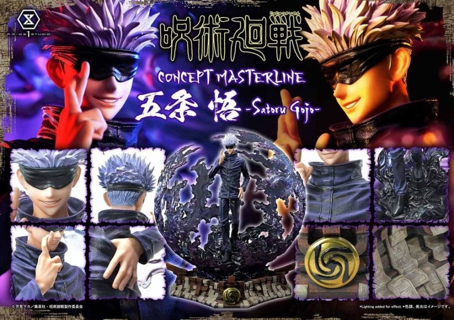 Shop Prime 1 Studio Premium Statues | Jujutsu Kaisen - Satoru Gojo Statue / Concept Masterline Series Regular Version: Prime 1 Studio