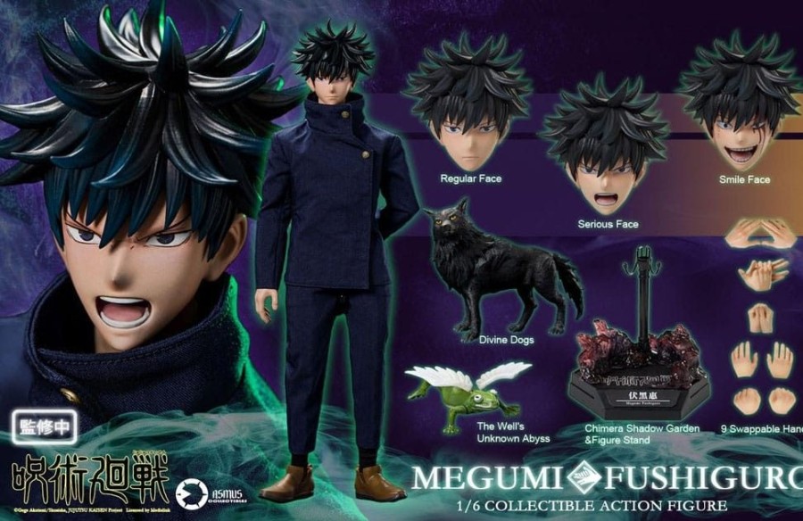 Shop Asmus Collectible Toys Action Figures | Jujutsu Kaisen - Megumi Fushiguro Actionfigur: Asmus Collectible Toys