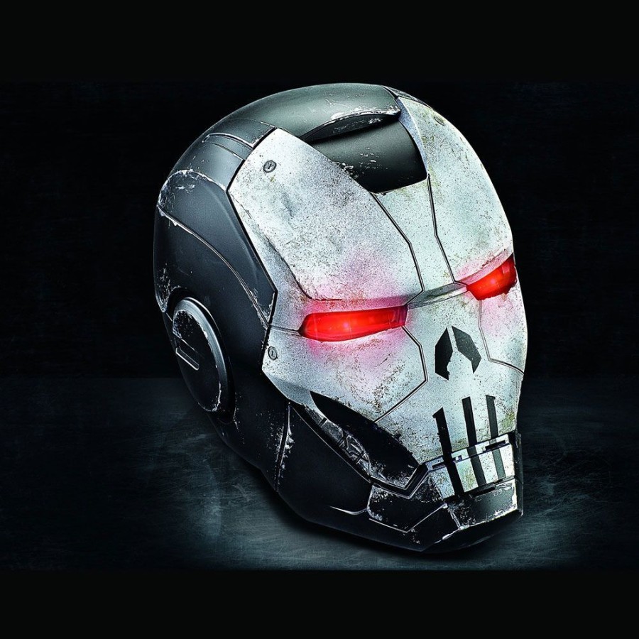 Shop Hasbro Decoration | Marvel Legends - Elektronischer War Machine Helm Mit Punisher Cover / Replika: Hasbro