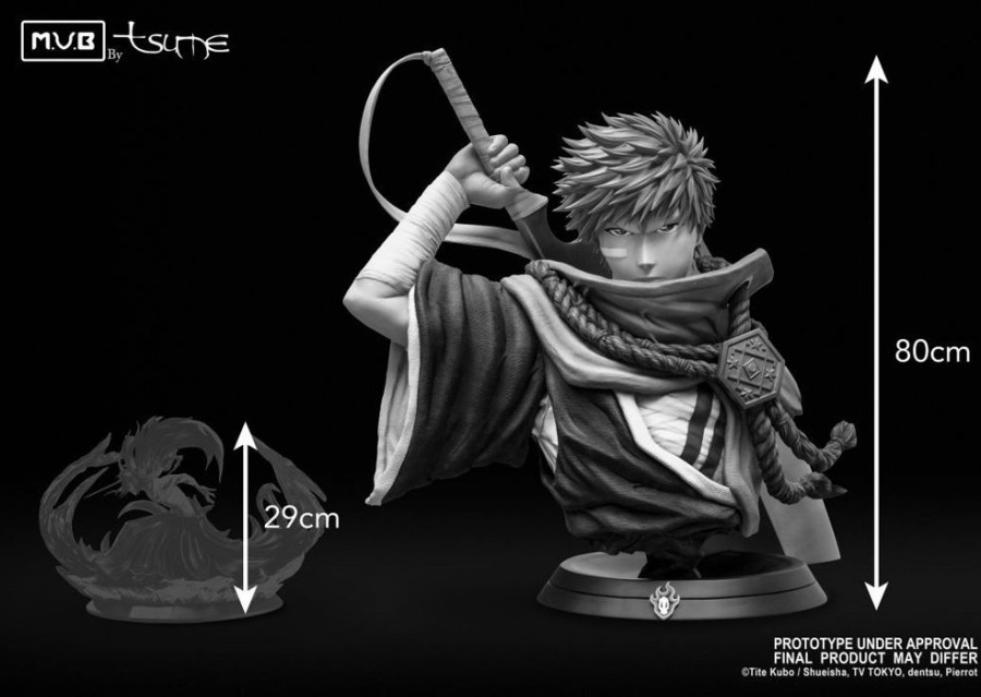 Shop Tsume Tsume Figuren & Statuen | Bleach - Ichigo Kurosaki Buste / M.U.B: Tsume