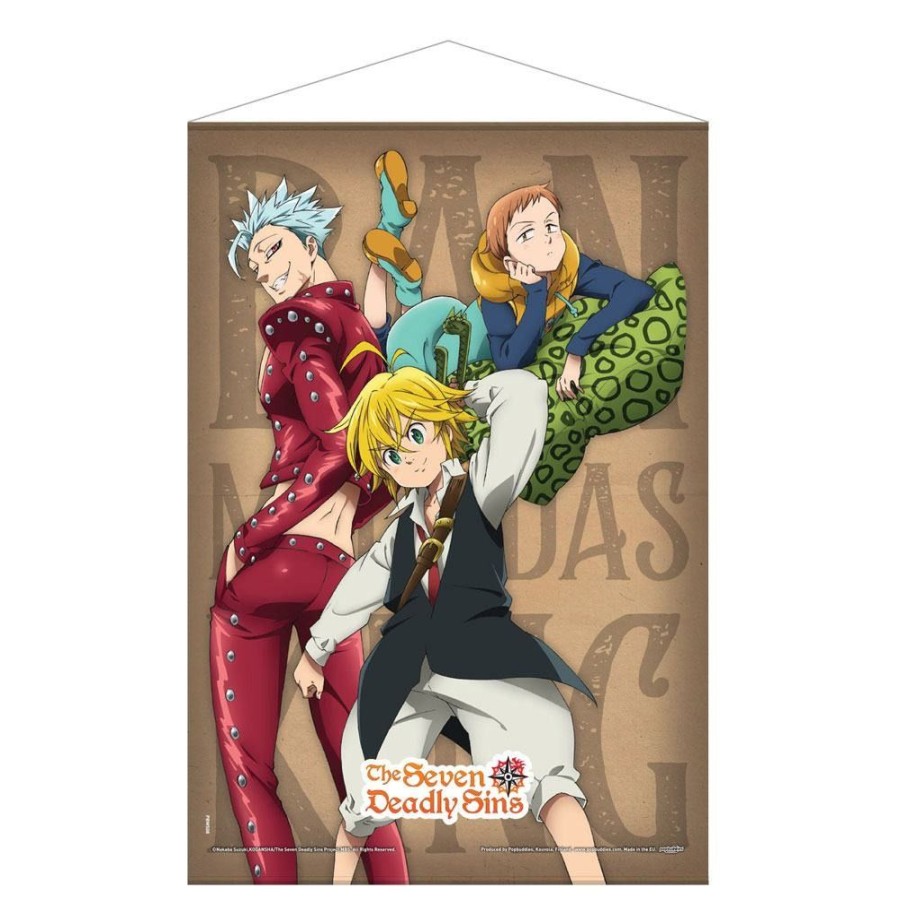 Shop POPbuddies Postkarten / Poster / Wallscrolls | The Seven Deadly Sins - Ban, Meliodas & King Wallscroll: Popbuddies