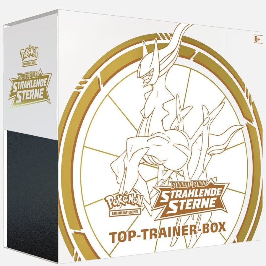 Shop Pokémon Company Card Games & Accessories | Pokemon - : Strahlende Sterne Top-Trainer-Box / Deutsche Version: Pokemon Company