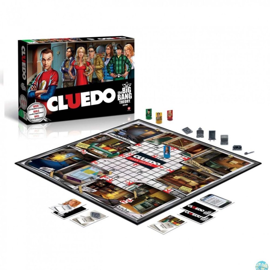 Shop Winning Moves Brettspiele | The Big Bang Theory Brettspiel Cluedo *Deutsche Version*