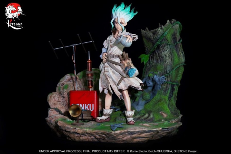 Shop Kitsune Premium Statues | Dr.Stone - Senku Ishigami Statue: Kitsune