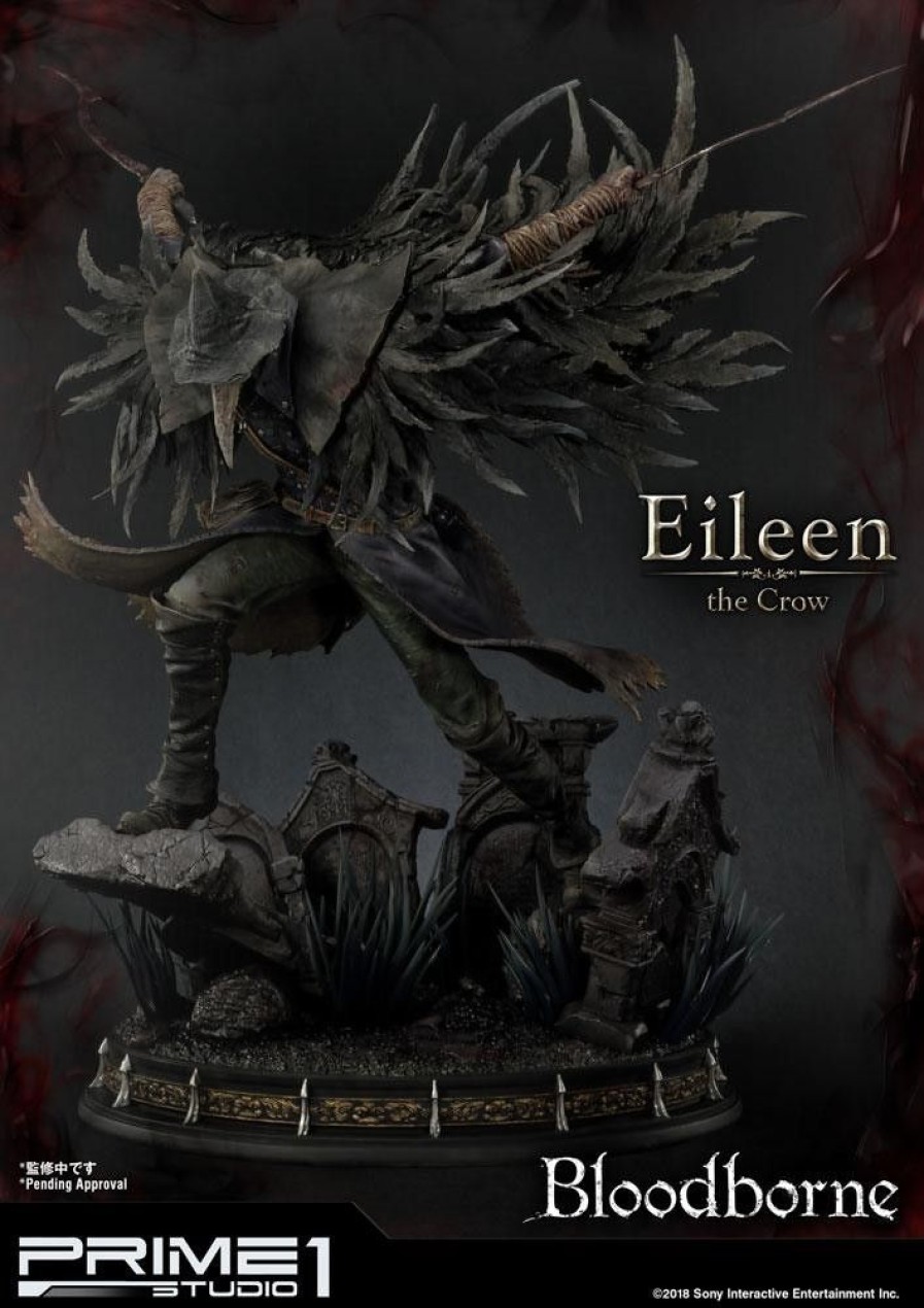 Shop Prime 1 Studio Premium Statues | Bloodborne The Old Hunters - Eileen The Crow Statue: Prime 1 Studio