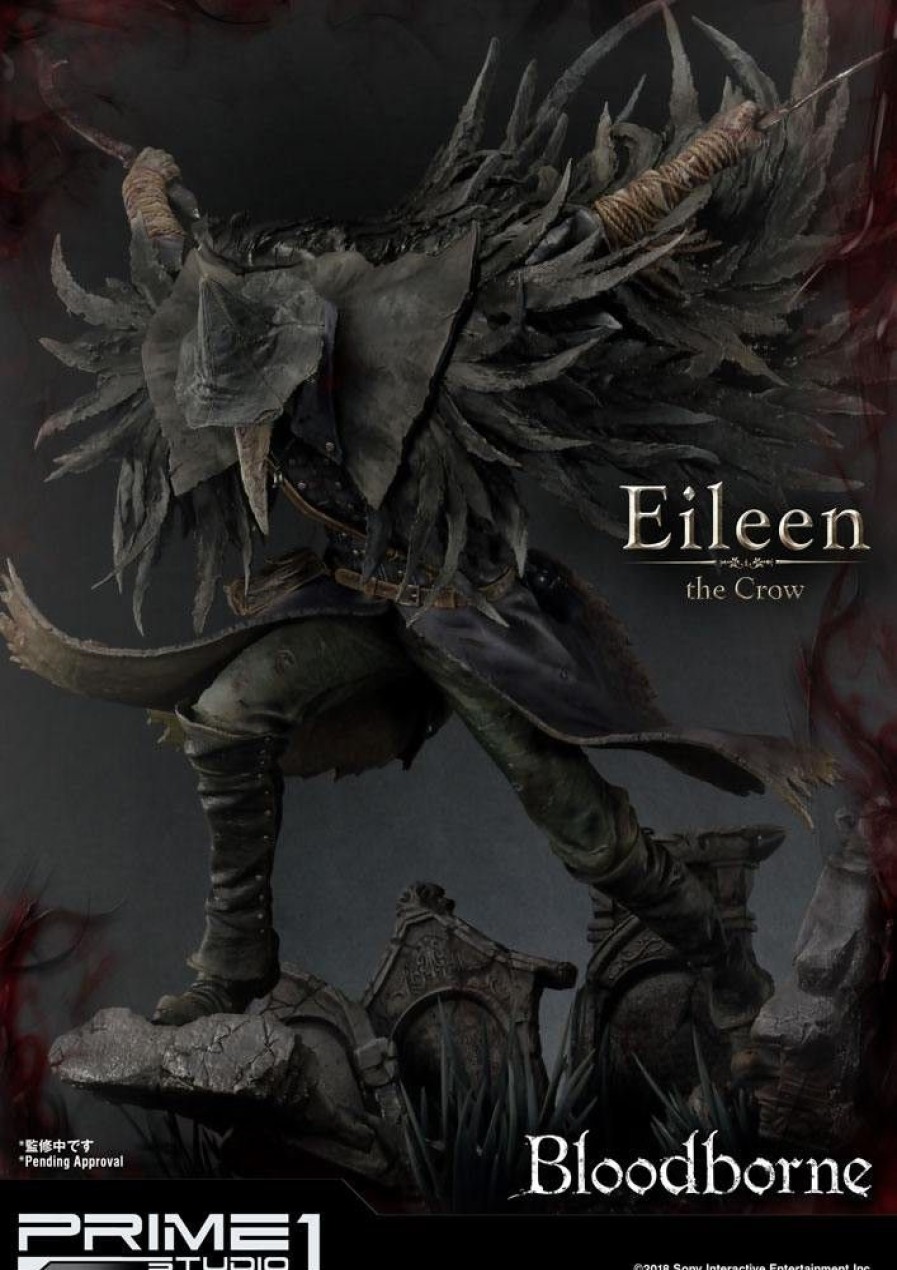 Shop Prime 1 Studio Premium Statues | Bloodborne The Old Hunters - Eileen The Crow Statue: Prime 1 Studio