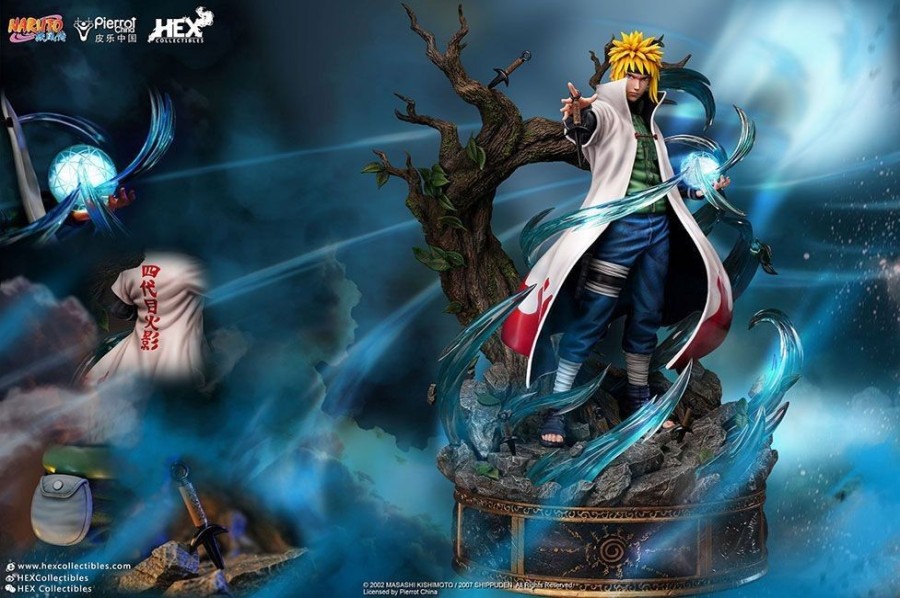 Shop HEX Collectibles Premium Statues | Naruto Shippuden - Namikaze Minato Statue / Master Museum: Hex Collectibles