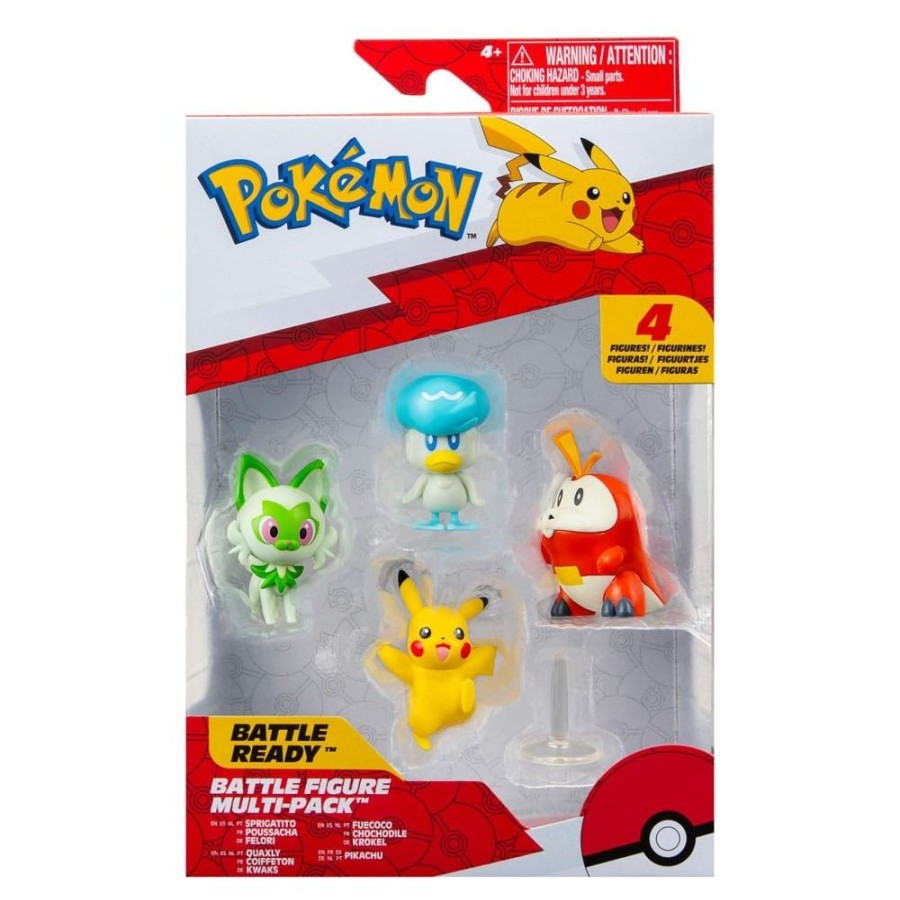 Games & Tv Jazwares | Pokemon - Gen Ix Battle Figure Set Figuren 4Er-Pack: Jazwares