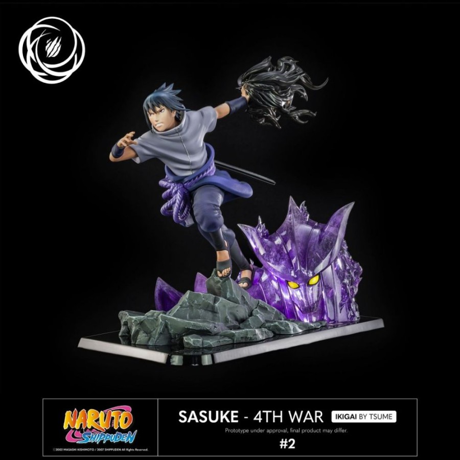 Shop Tsume Premium Statues | Naruto Shippuuden - Sasuke Uchiha Statue / Ikigai - 4Th War: Tsume