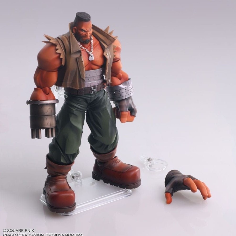 Shop Default Action Figures | Final Fantasy Vii Bring Arts - Barret Wallace Actionfigur: Square-Enix