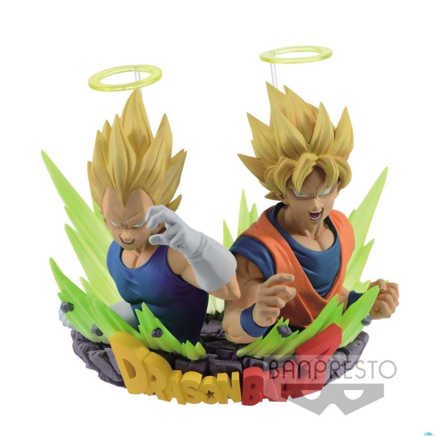 Shop Banpresto Reorderer | Dragonball Z - Ssj Son Goku & Vegeta Buste - Figuration Vol.2: Banpresto