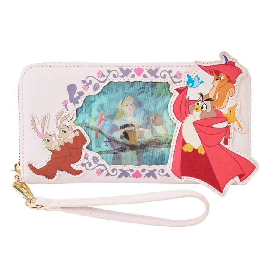 Shop Loungefly Bags | Disney - Geldbeutel Sleeping Beauty Lenticular Princess Series Wristlet: Loungefly