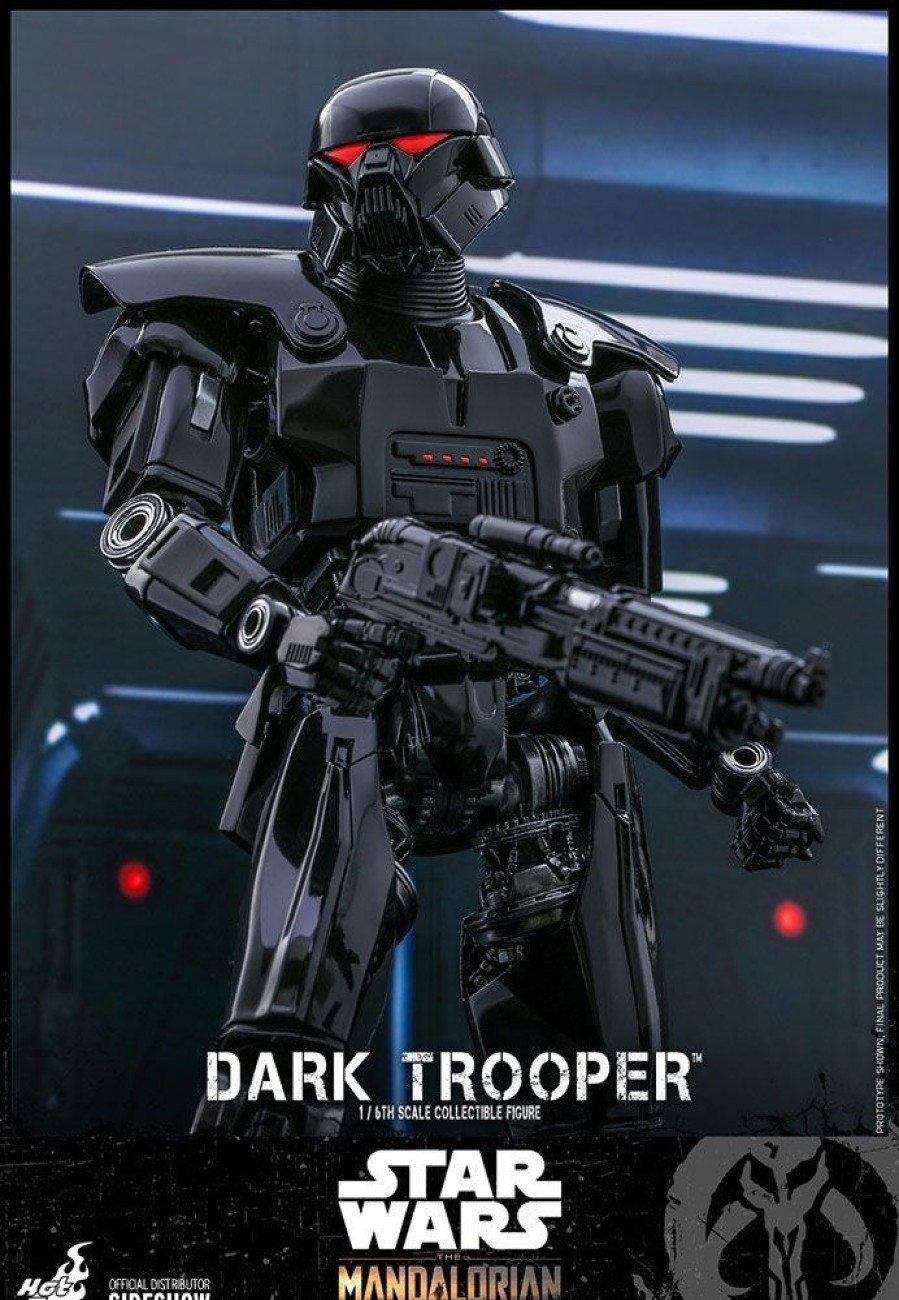 Cinema & Comic Hot Toys | Star Wars The Mandalorian - Dark Trooper Actionfigur: Hot Toys