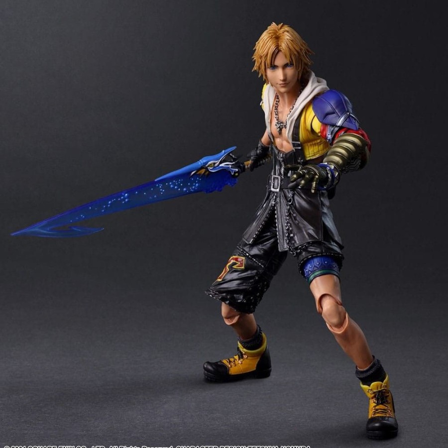 Shop Default Action Figures | Final Fantasy X Play Arts Kai - Tidus Actionfigur: Square-Enix