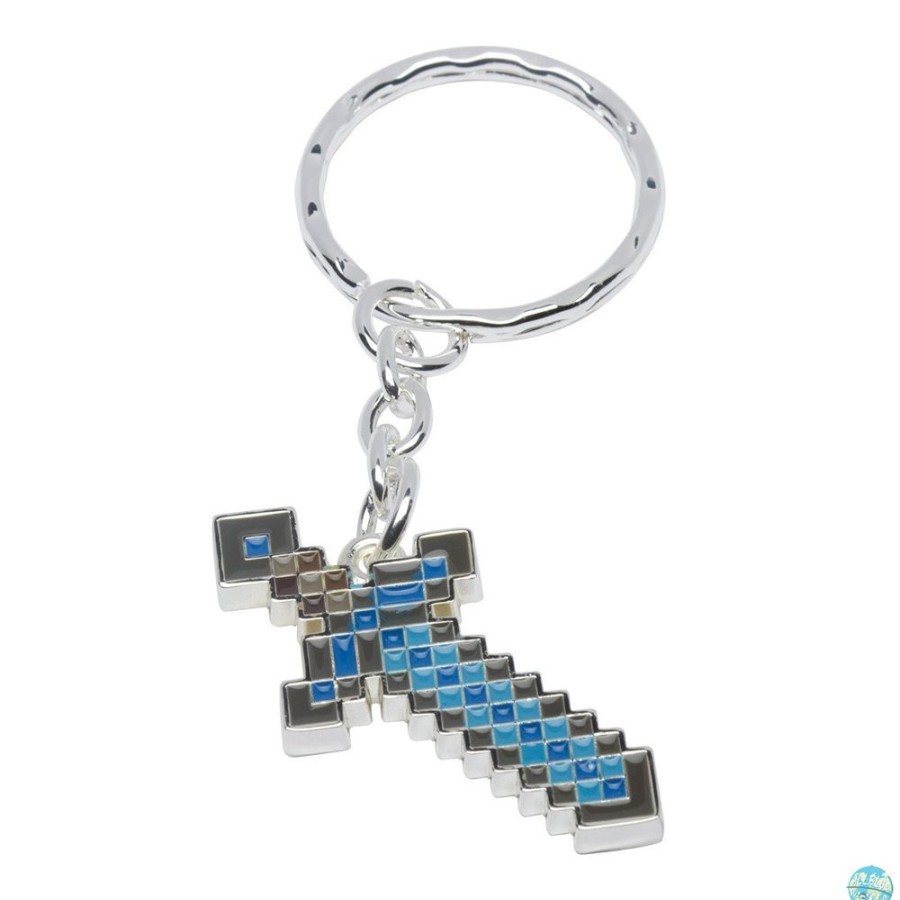 Shop J!NX Keychain | Minecraft Jinx Metall Schlusselanhanger Diamond Sword