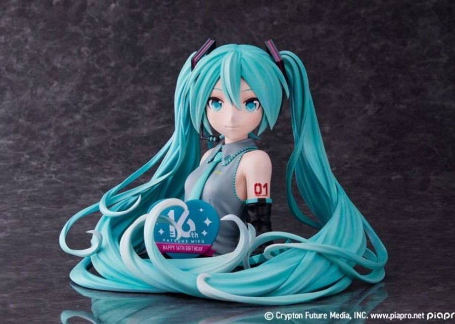 Shop Furyu Anime Prize Figures | Hatsune Miku - Hatsune Miku Buste 16Th Anniversary: Furyu