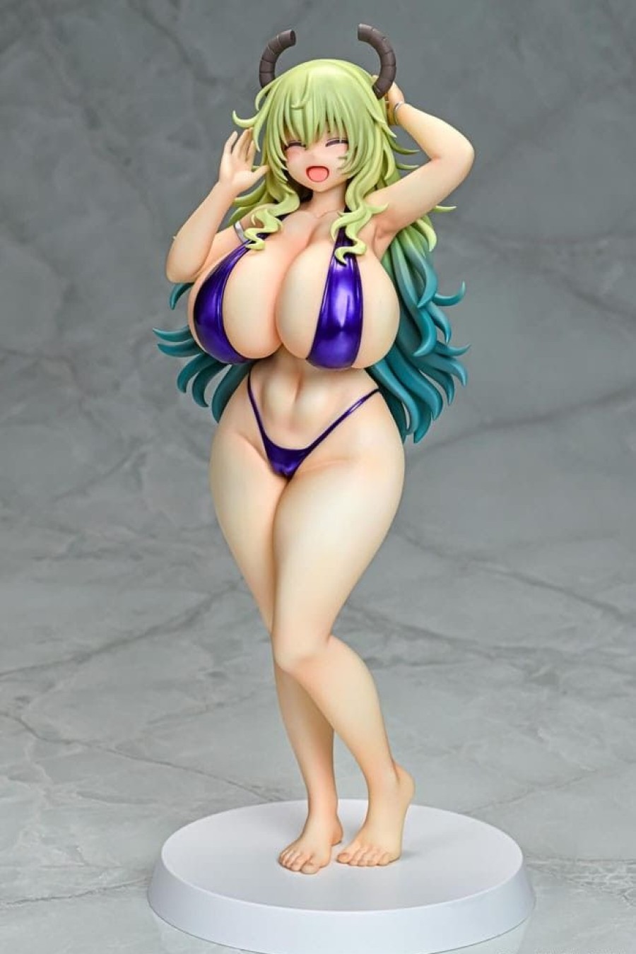 Shop Q-Six Statues, Busts & Figures | Miss Kobayashi'S Dragon Maid - Lucoa Statue / Bikini Style: Q-Six