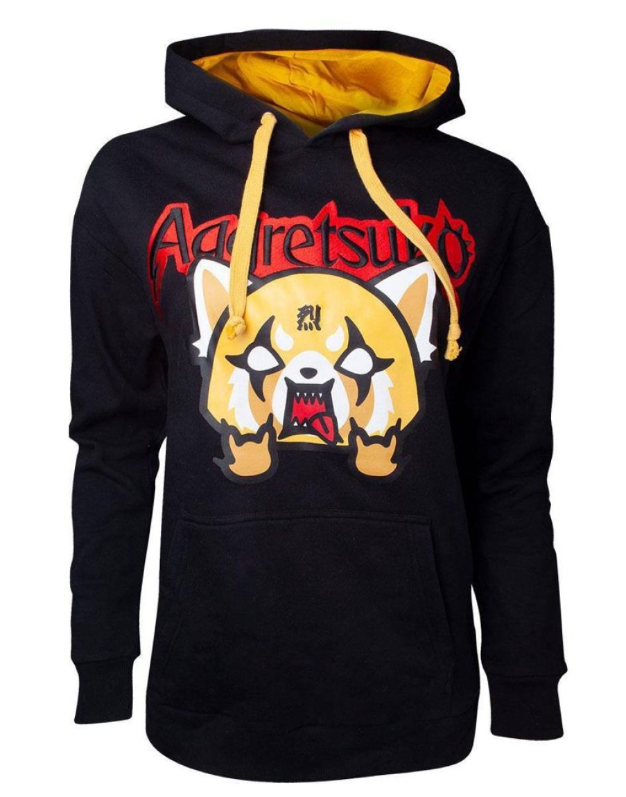 Shop Difuzed Shirts, Hoodys & Tanks | Aggretsuko - Girlie Kapuzenpullover Grose M / Motiv Aggretsuko: Difuzed