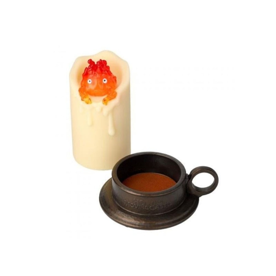 Shop Semic Dekoration | Studio Ghibli - Das Wandelnde Schloss - Leuchte Illuminated Calcifer & Candle: Semic