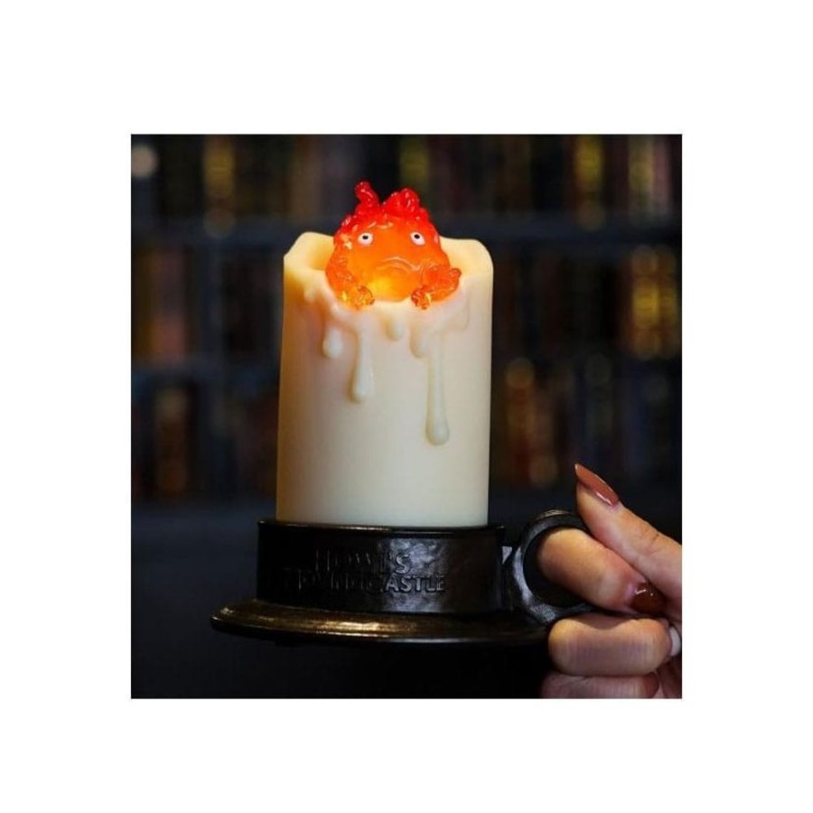 Shop Semic Dekoration | Studio Ghibli - Das Wandelnde Schloss - Leuchte Illuminated Calcifer & Candle: Semic