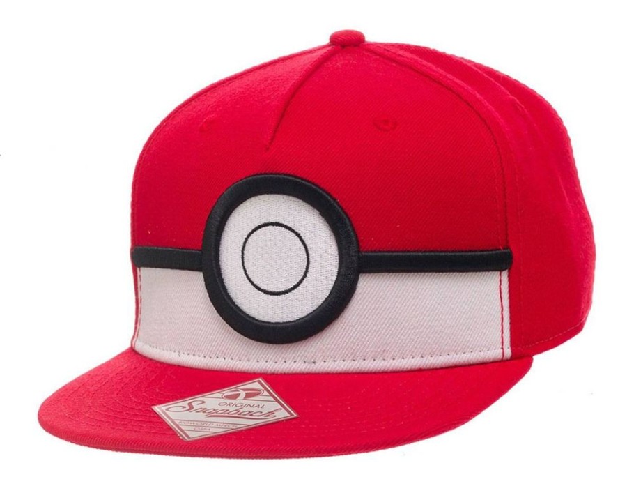 Shop Bioworld Merchandising Caps, Hats & Caps | Pokemon - 3D Poke Ball Hip Hop Cap - Snap Back: Bioworld