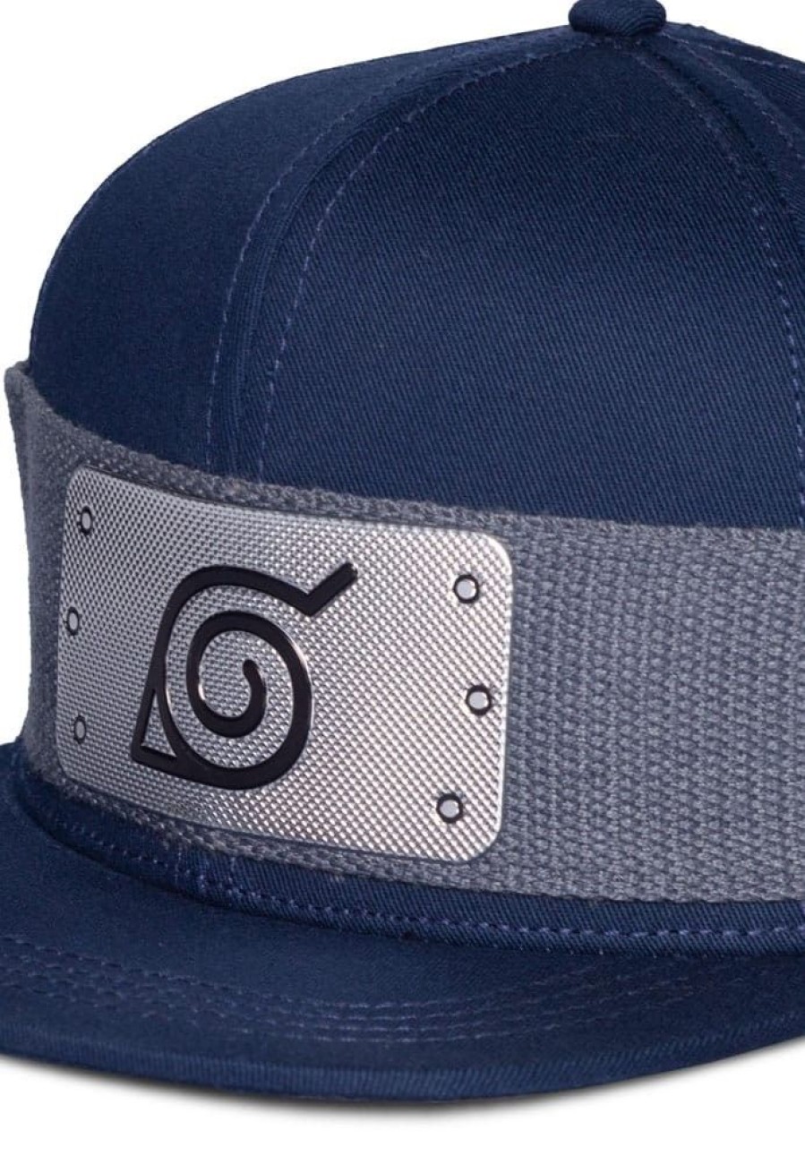 Shop Difuzed Caps, Hats & Caps | Naruto Shippuden - Snapback Cap Blue Logo: Difuzed-Copy