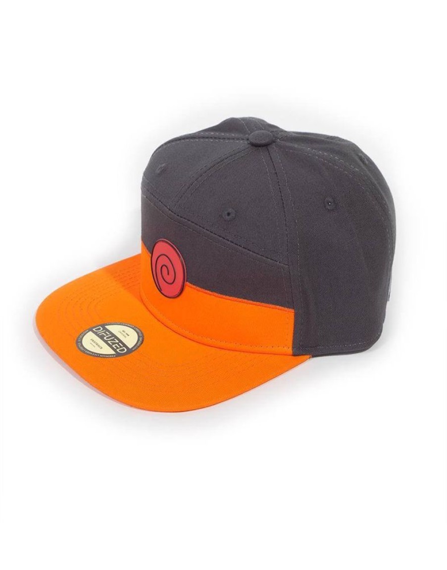 Shop Difuzed Caps, Hats & Caps | Naruto Shippuden - Naruto Cap - Snap Back: Difuzed