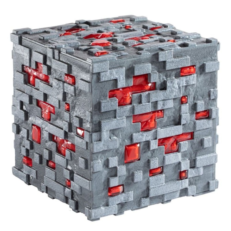 Games & Tv Noble Collection | Minecraft - Replik Illuminating Redstone Ore Cube: Noble Collection