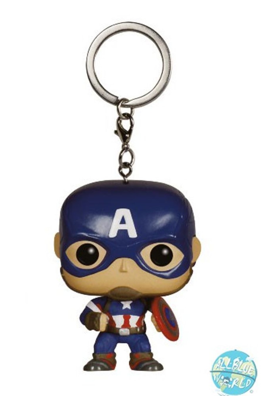 Shop Funko Keychain | Avengers Age Of Ultron Funko Pop! Vinyl Schlusselanhanger Captain America 4 Cm