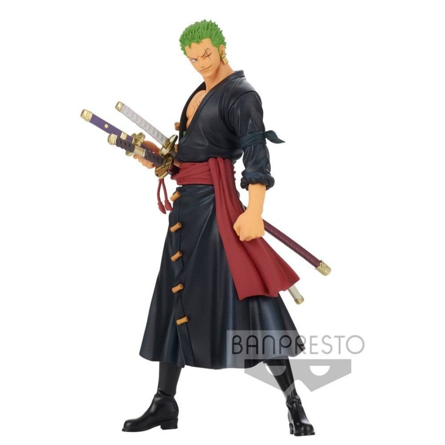 Shop Banpresto One Piece Figure | One Piece - Zoro Figur / Dxf Grandline Men (Wano Kuni): Banpresto