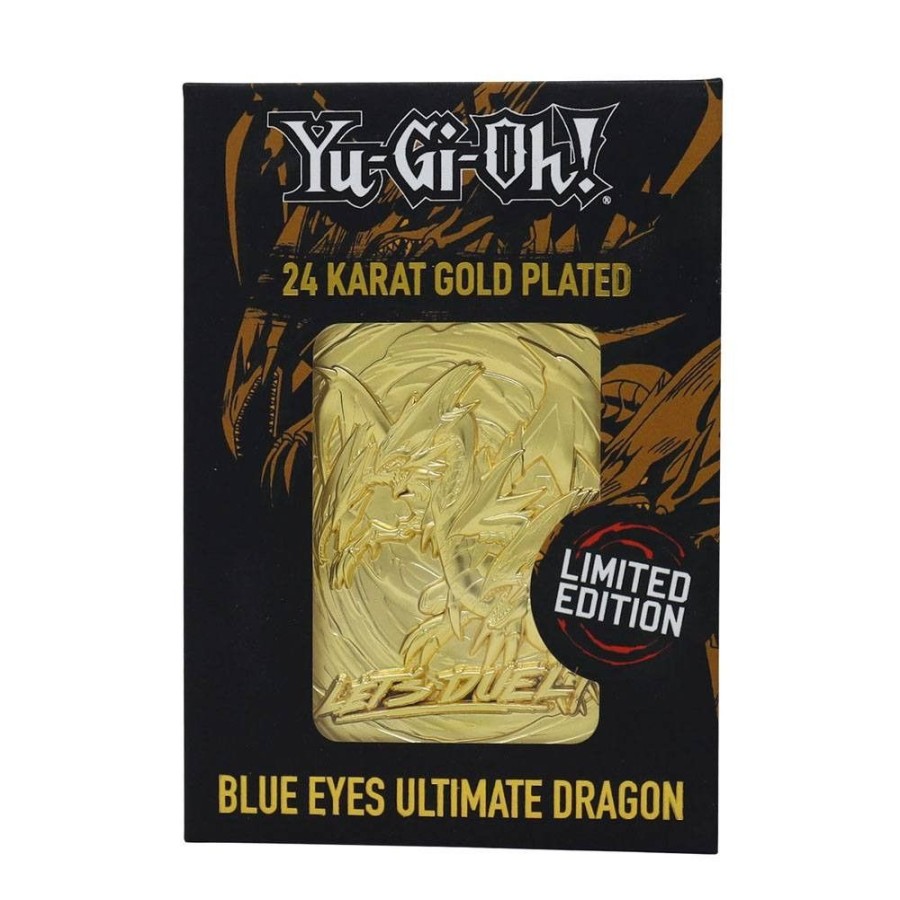 Shop FaNaTik Decoration | Yu-Gi-Oh! - Blue Eyes Ultimate Dragon Karte / Replika (Vergoldet): Fanatik