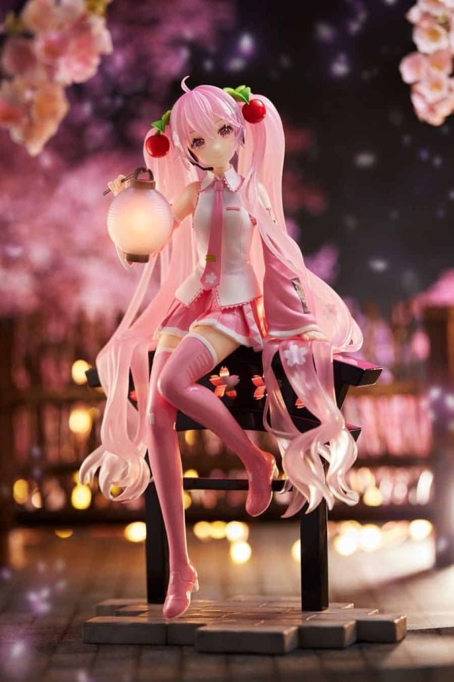 To Category Anime / Manga Taito | Hatsune Miku Amp - Sakura Miku Statue / Lantern Ver. Reissue: Taito Prize