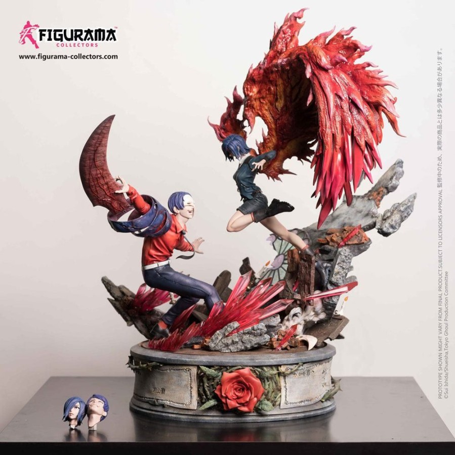 Shop Figurama Collectors Premium Statues | Tokyo Ghoul - Touka Vs Tsukiyama Statue / Elite Exclusive: Figurama Collectors