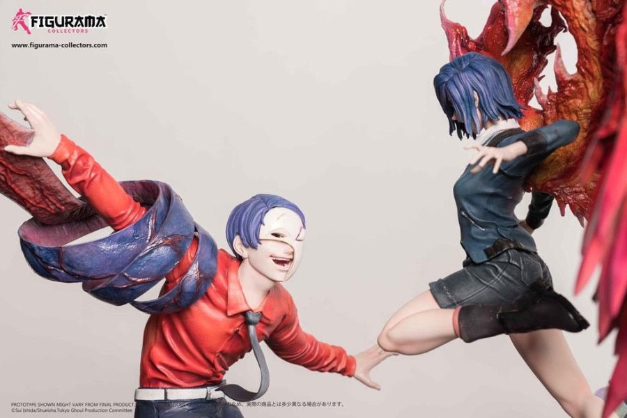 Shop Figurama Collectors Premium Statues | Tokyo Ghoul - Touka Vs Tsukiyama Statue / Elite Exclusive: Figurama Collectors