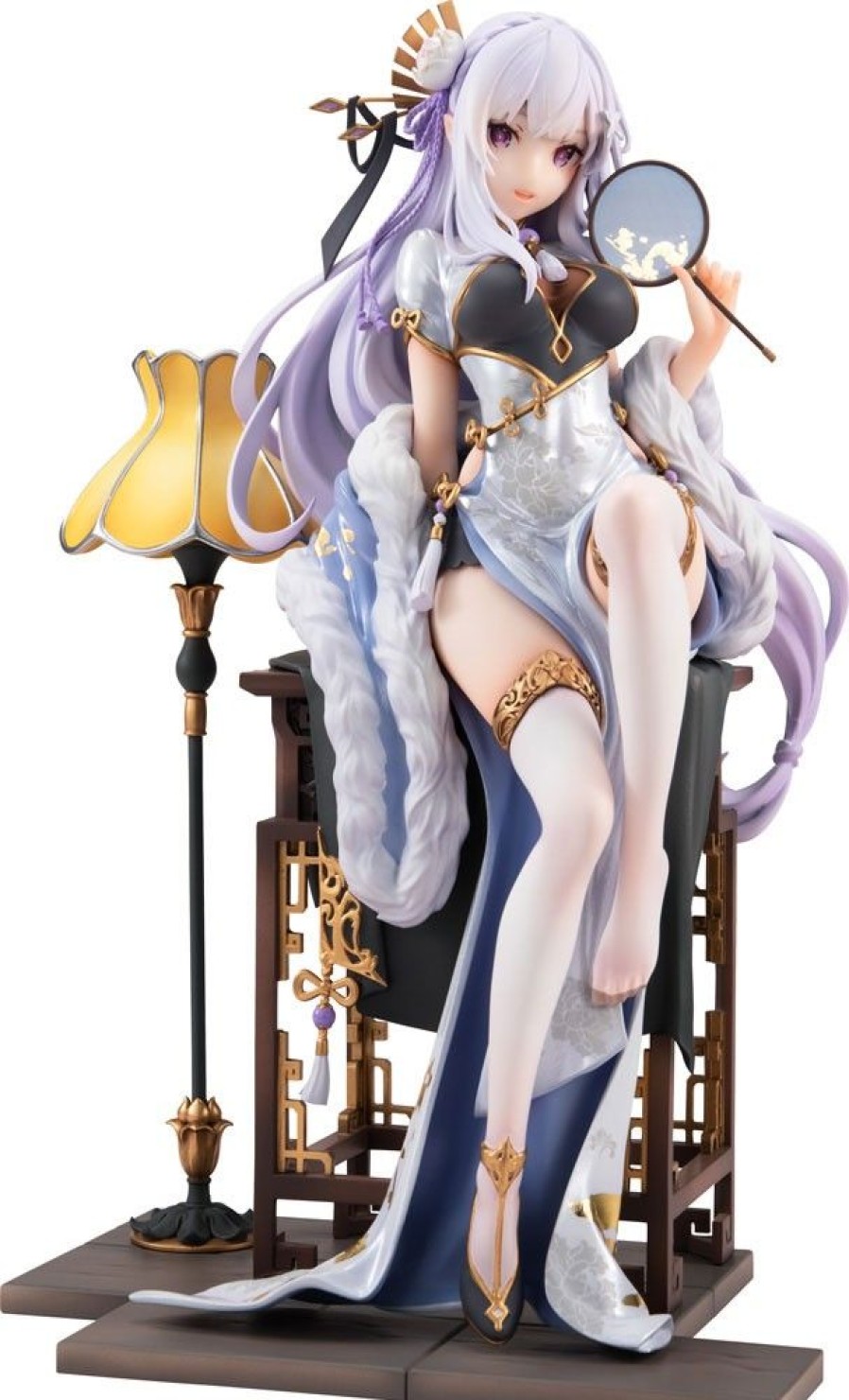 Shop Kadokawa Statues, Busts & Figures | Re:Zero - Starting Life In Another World - Emilia Statue / Graceful Beauty Version: Kadokawa