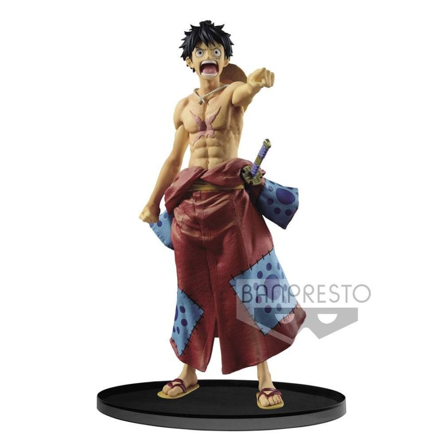 Shop Banpresto One Piece Figure | One Piece - Monkey D. Ruffy Figur / Bwfc - Special Version: Banpresto