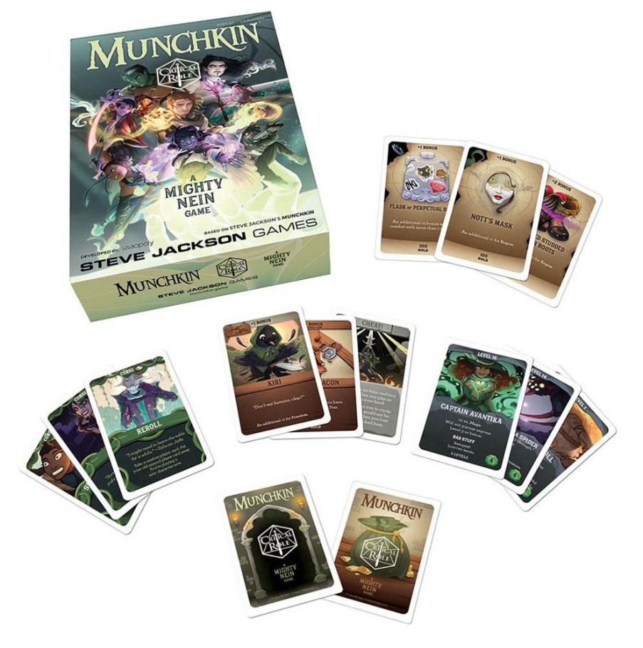 Shop USAopoly Brettspiele | Critical Role - Munchkin Kartenspiel / Englische Version: Usaopoly