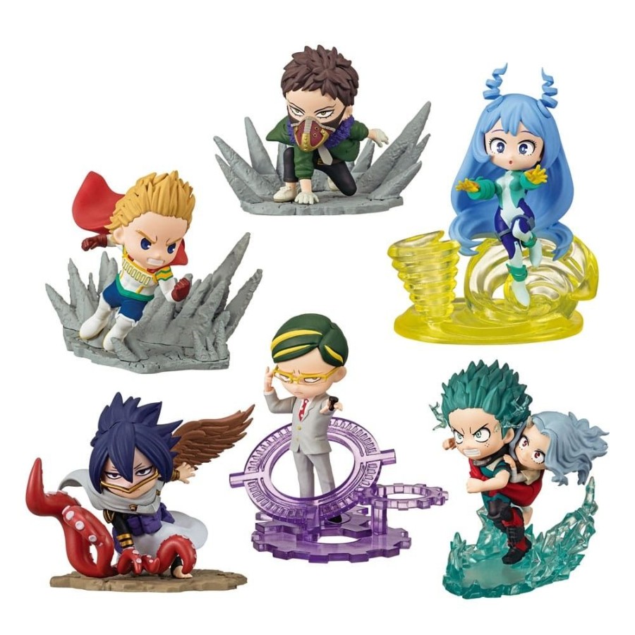 Shop Re-Ment Collectibles | My Hero Academia - Desktop Heroes 3 6Er-Pack Minifiguren / Plus Ultra Battle Display: Re-Ment