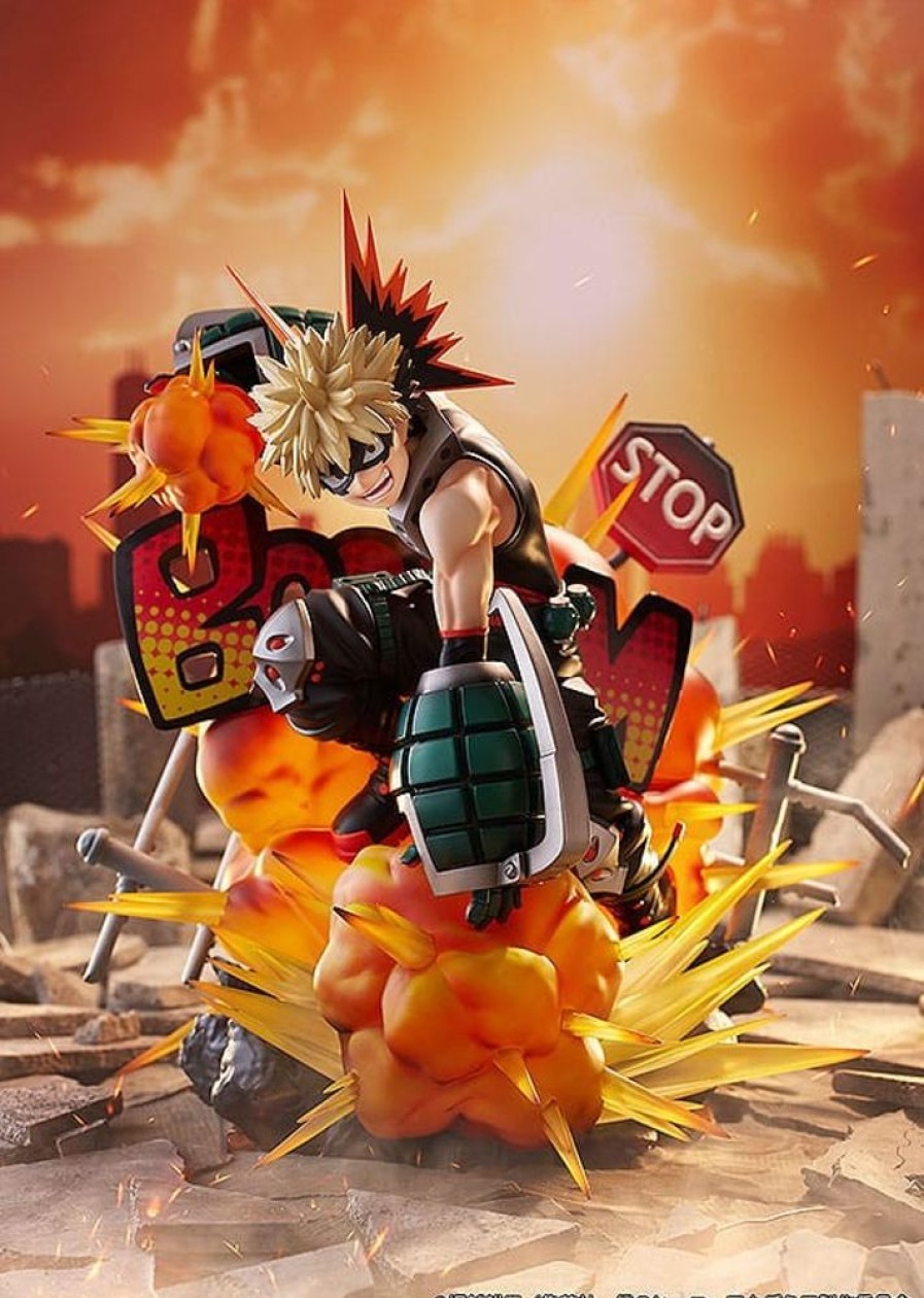 Shop Takara Tomy A.R.T.S Statues, Busts & Figures | My Hero Academia - Katsuki Bakugo Statue / Great Explosion Murder God Dynamight: Takara Tomy A.R.T.S