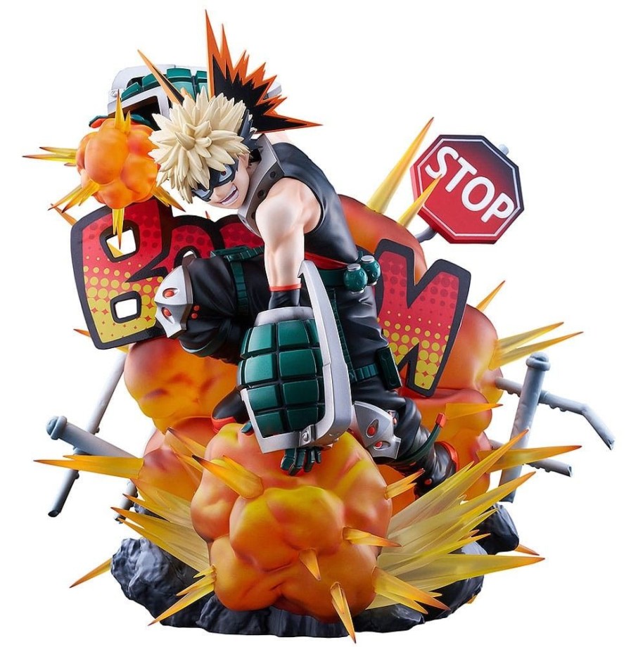 Shop Takara Tomy A.R.T.S Statues, Busts & Figures | My Hero Academia - Katsuki Bakugo Statue / Great Explosion Murder God Dynamight: Takara Tomy A.R.T.S