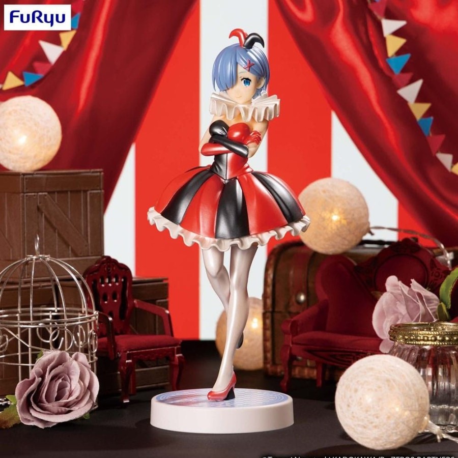 Shop Furyu Anime Prize Figures | Re:Zero Sss - Rem Statue / In Circus Pearl Color Ver.: Furyu